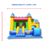 Combo Bounce House with Slide & Climbing Wall