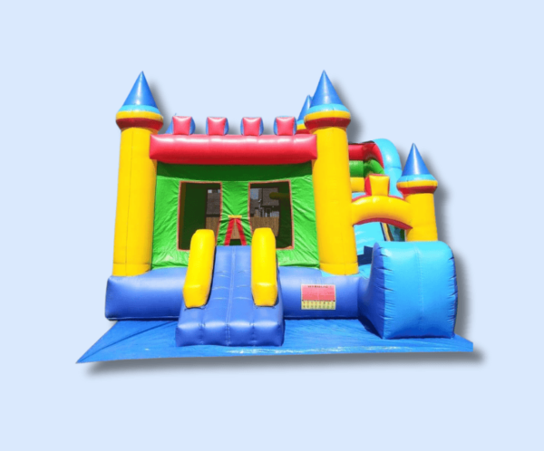 Combo Bounce House with Slide & Climbing Wall