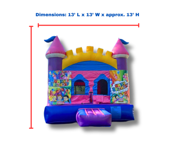 Pink Castle Bounce House