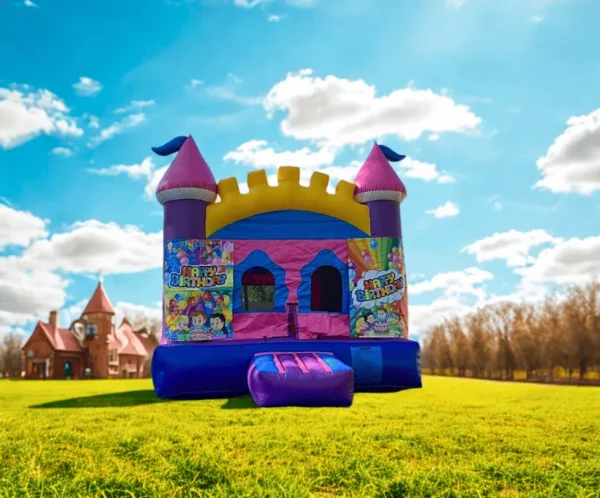 Pink Castle Bounce House