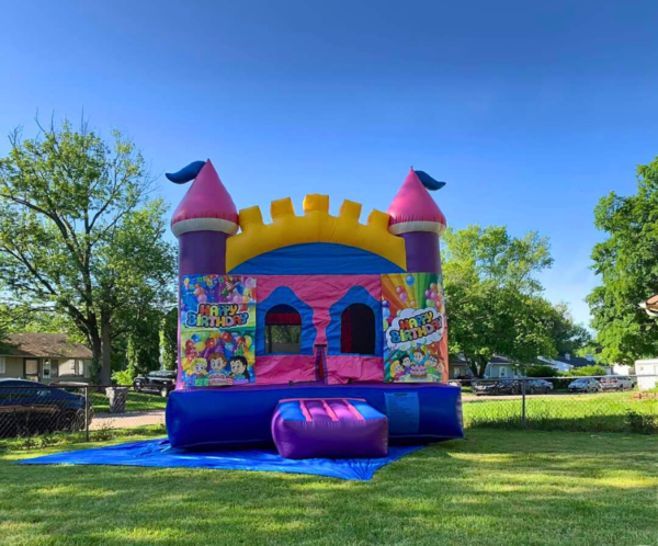 Pink Castle Bounce House