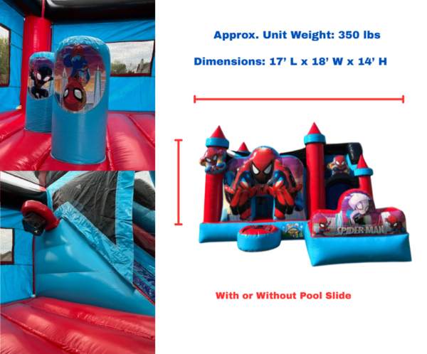 Spiderman Bounce House Combo