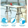 6 ft Rectangular Table for 8 people