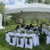 Full 2027 Communion Package (Tent, Bounce House, Tables & Decorated Chairs)